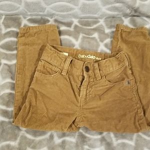 Baby GAP Camel Chordoroy Pants Slim Sz 3